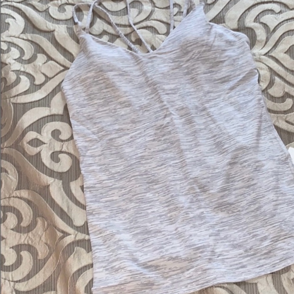 lululemon athletica Gray Tank Top